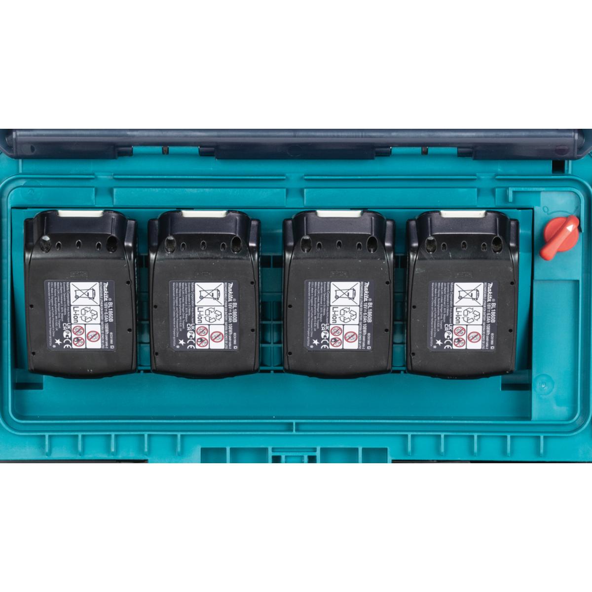 Makita Akku-Schubkarre 2x18V - 300 kg - 0-1,5/3,5 km/h - DCU602Z