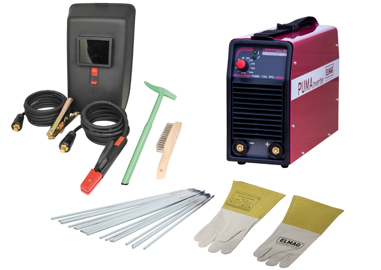 ELMAG Schweißinverter PUMA 1701 PFC - Eco Set