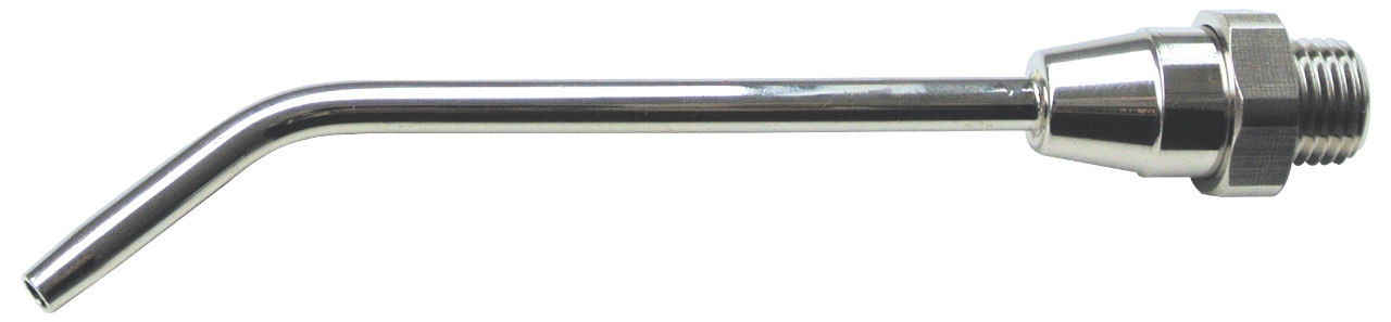 ELMAG Verlängerung gebogen (Messing, vernickelt)