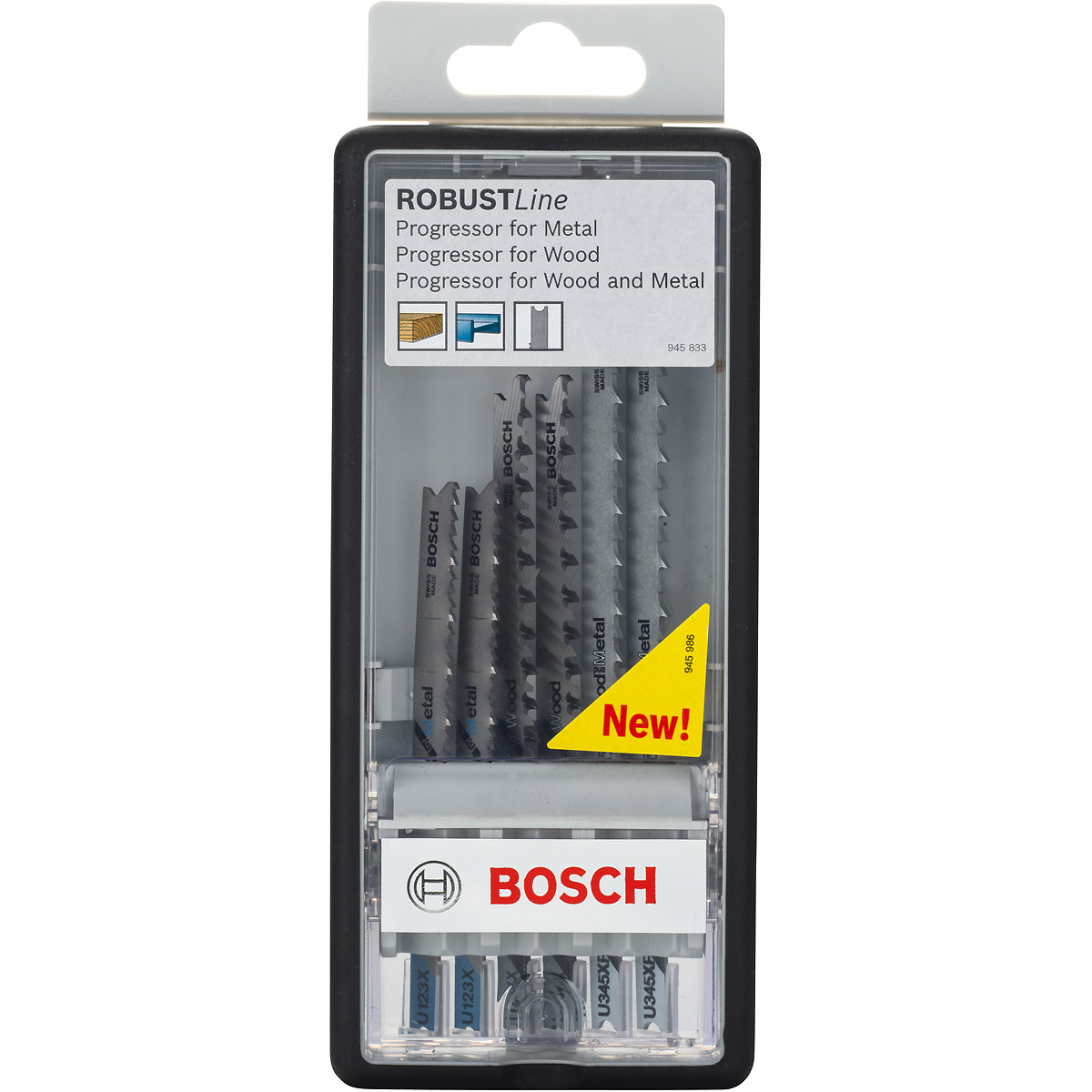 Bosch Stichsägeblatt-Set Robust Line Progressor, U-Schaft, 6-teilig