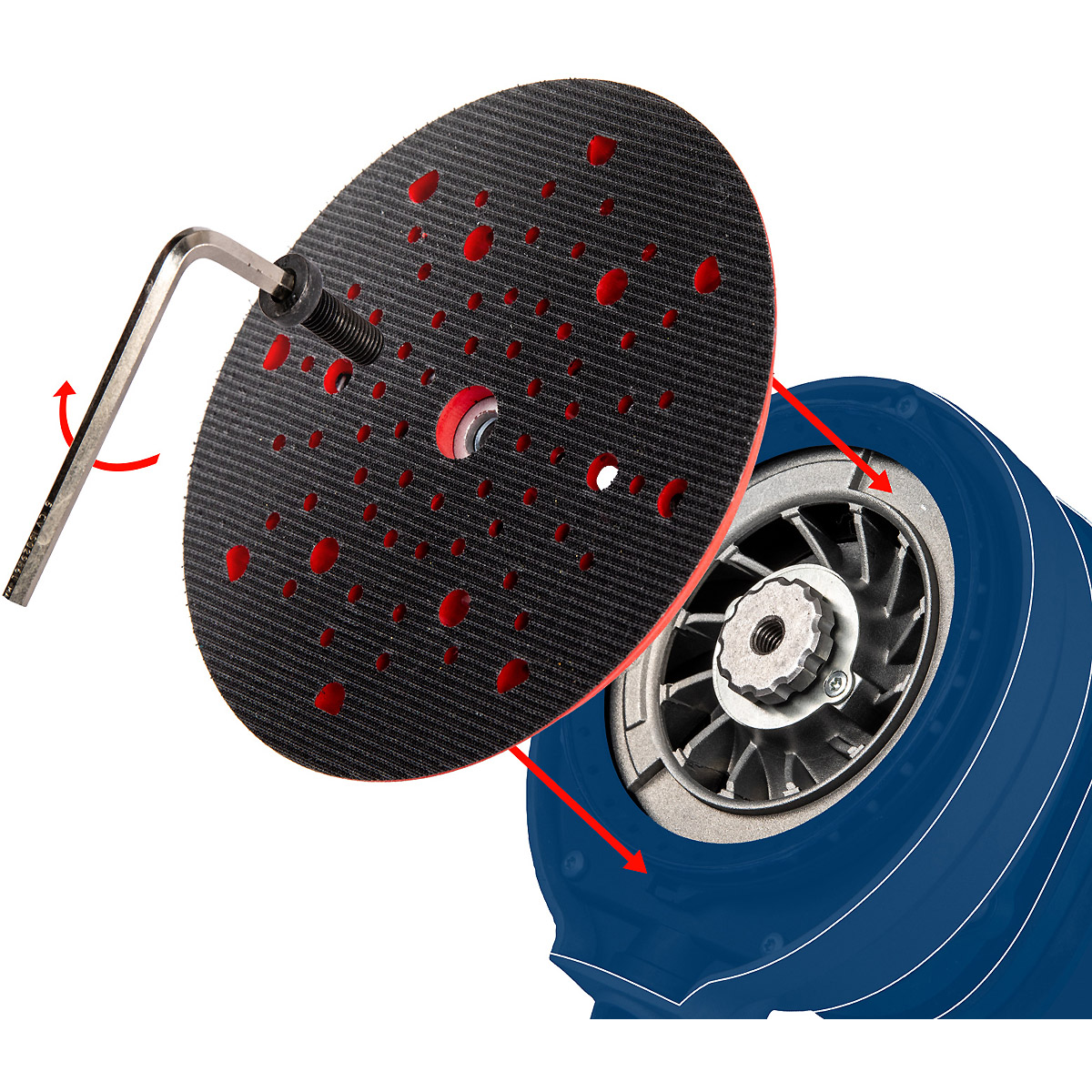 Bosch Multiloch-Pad, weich,M8 EXPERT, Durchmesser (mm): 150