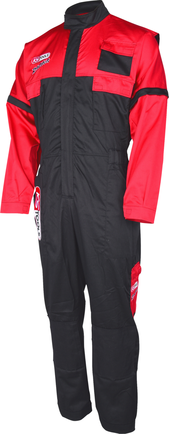 KS Tools Overall, rot-schwarz