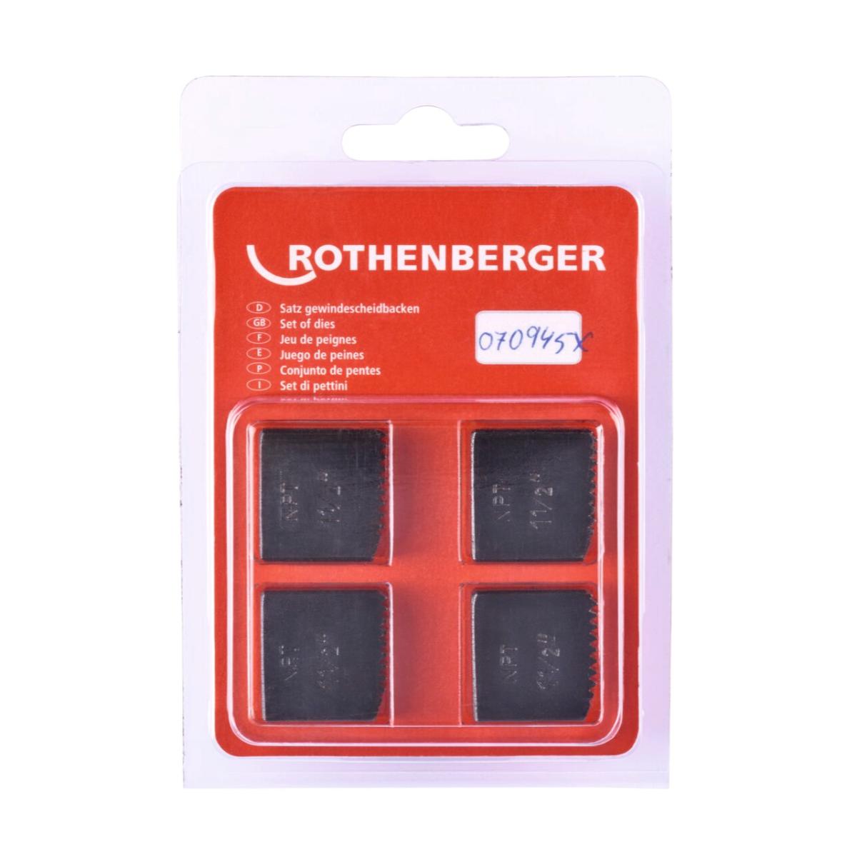 ROTHENBERGER SC Schneidbacken NPT - 4 Stück
