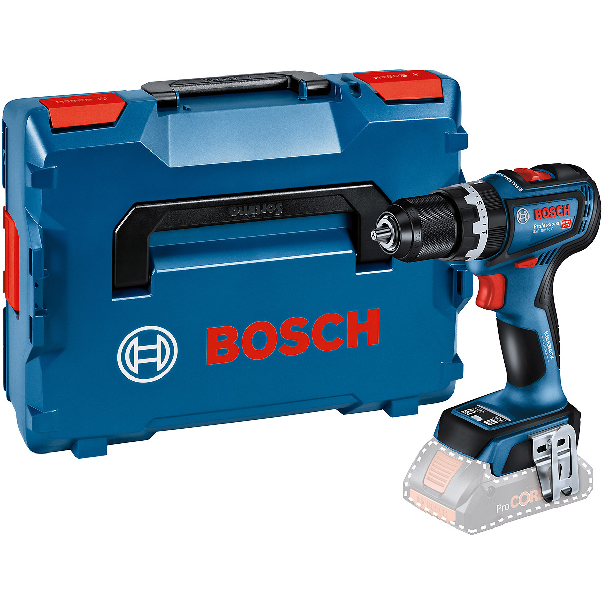 Bosch Akku-Schlagbohrschrauber GSB 18V-90 C mit L-BOXX