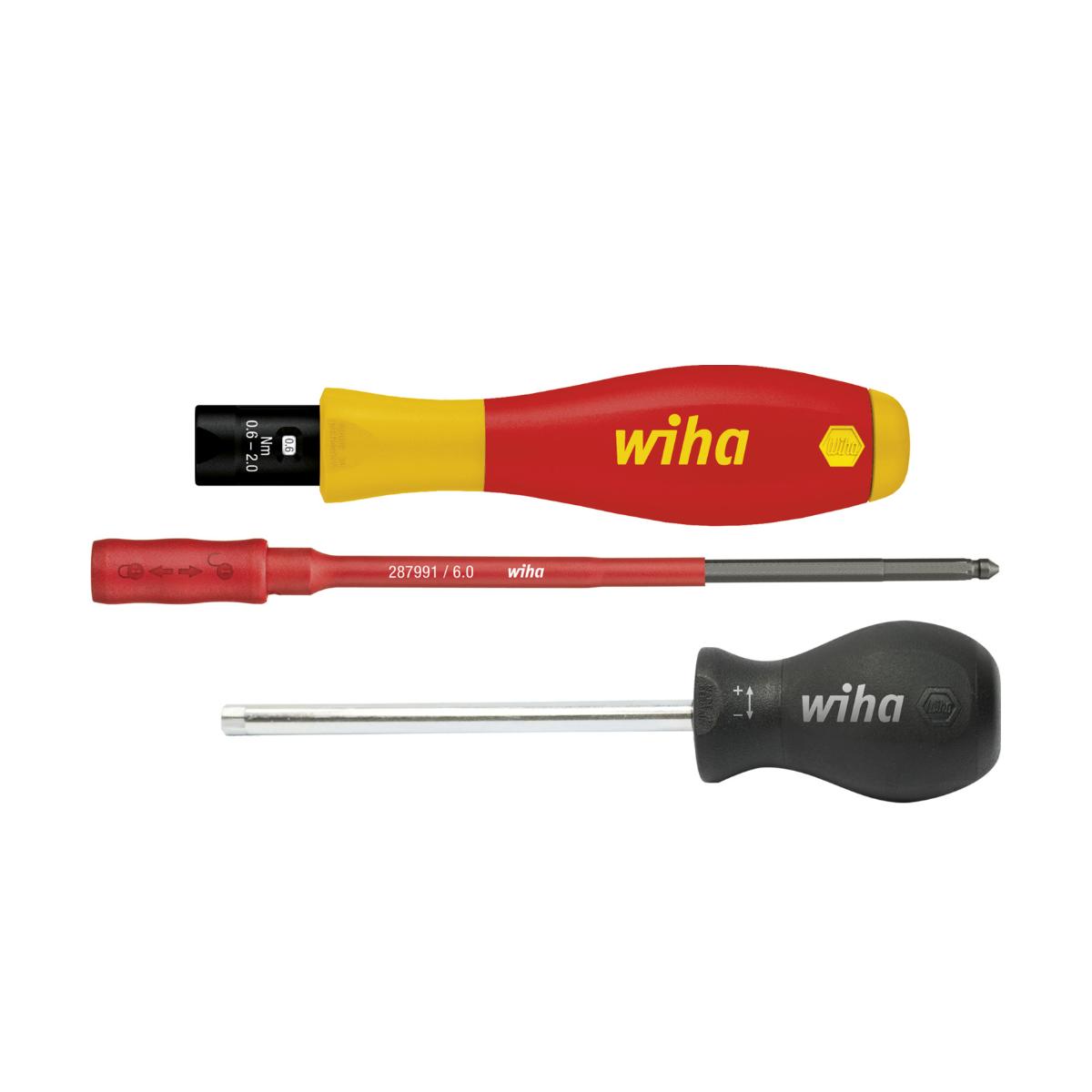 Wiha Drehmoment-Schraubendreher TorqueVario -S electric variabel einstellbare Drehmomentbegrenzung