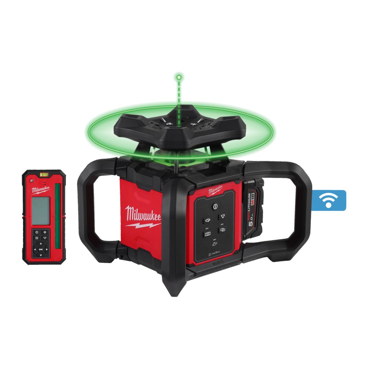 Milwaukee M18 ONE-KEY Akku-Rotationslaser M18RLOHVG300-501C