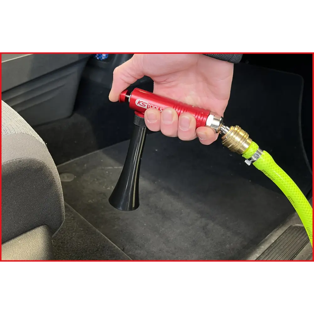 KS TOOLS Druckluft-Ausblaspistole mit verstellbarer Düse
