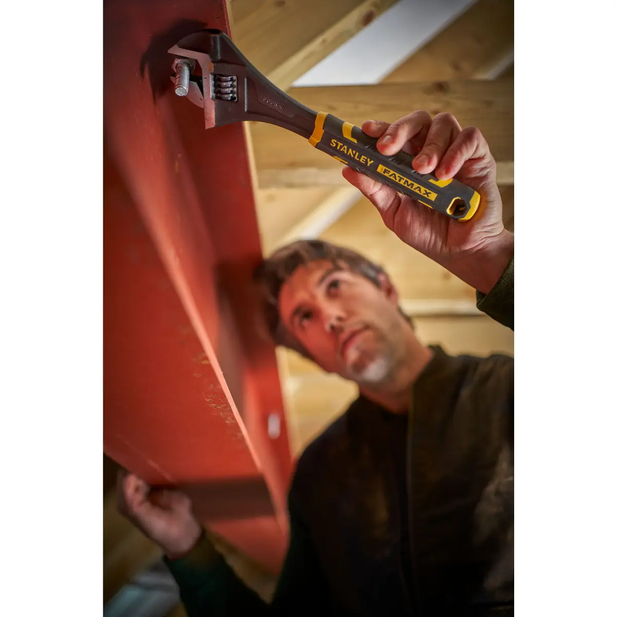 STANLEY FATMAX Rollgabelschlüssel mit Schnelleinstellung, Spannbereich 33 mm, Länge 250 mm