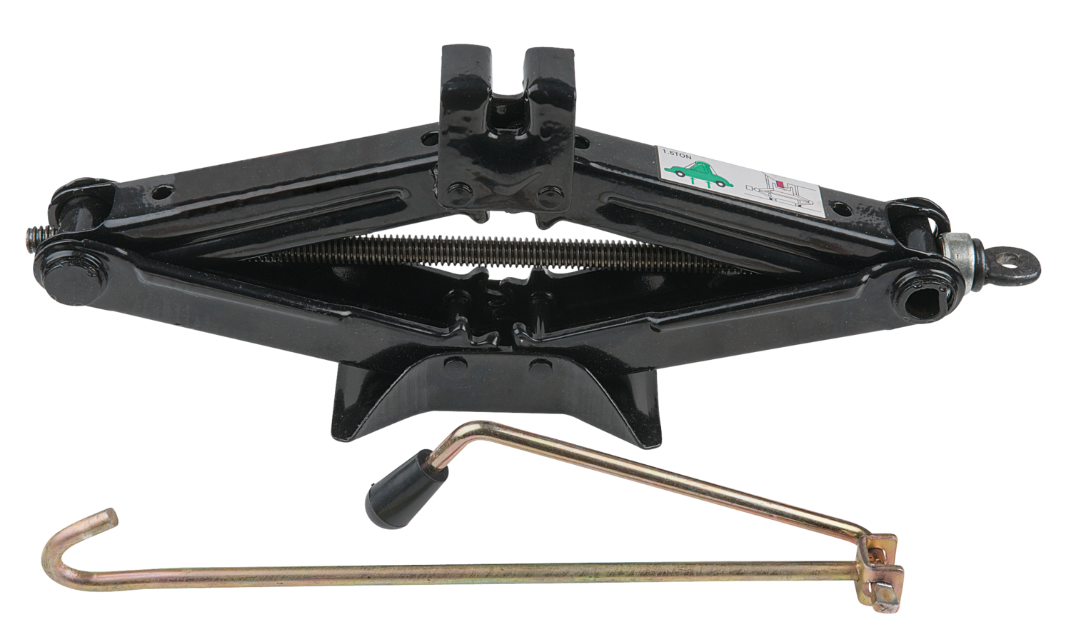 KS Tools Scheren-Stahl-Wagenheber mit Kurbel, 1.500 kg