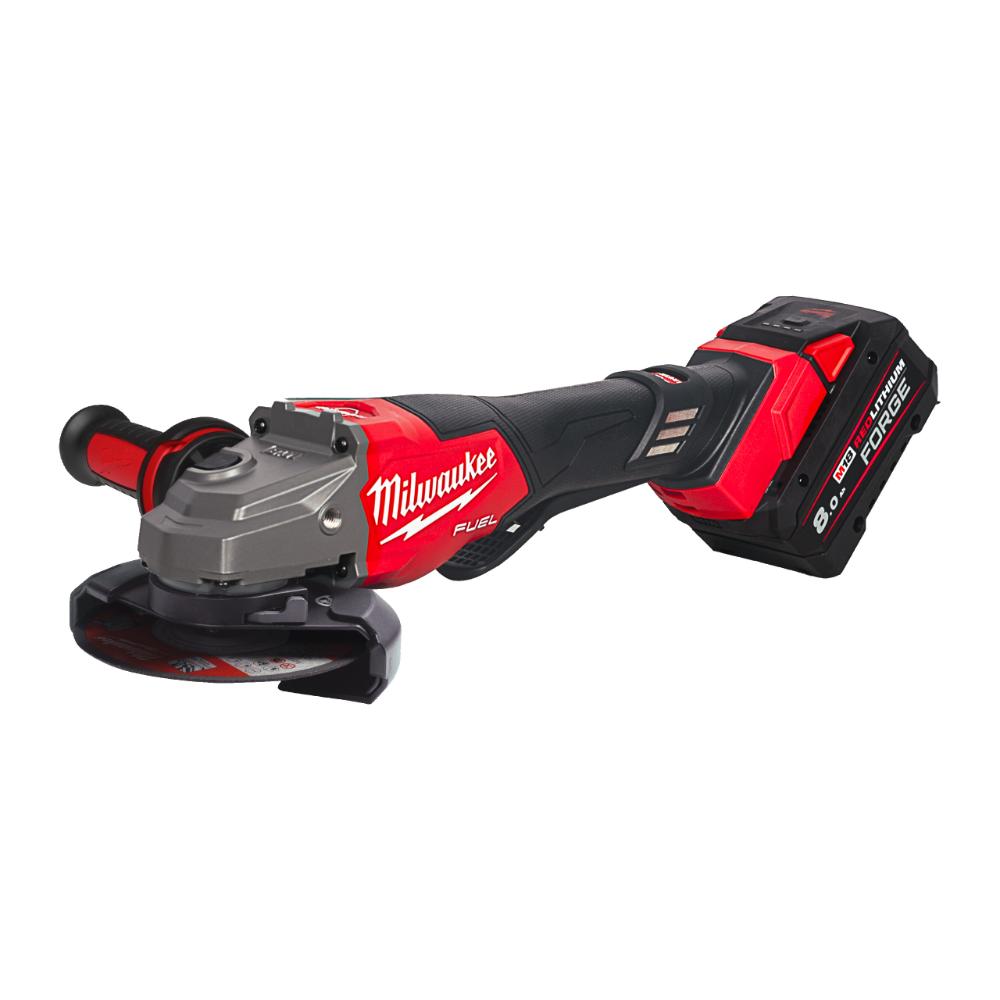 Milwaukee M18 FUEL Akku-Hochleistungswinkelschleifer 125mm mit Geschwindigkeitsregler & ONE-KEY Gen2