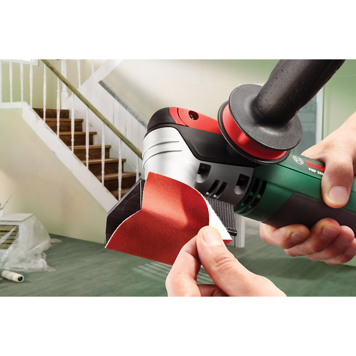 Bosch Schleifblatt-Set, 10-teilig, für AUZ 70 G, B: 70 x L: 125 mm,  80 - 240
