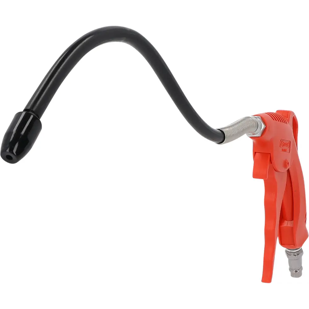 KS TOOLS Druckluft-Ausblaspistole mit flexibler Düse