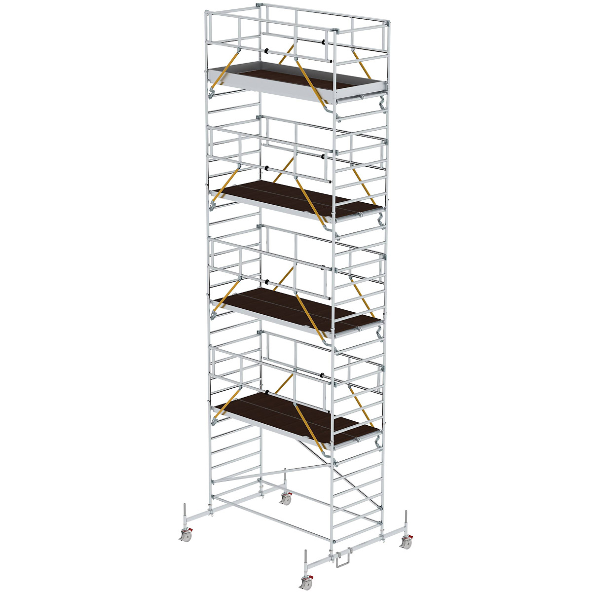 Munk Rollgerüst SG 1,35 x 3,0 m mit Fahrbalken und Doppel-Plattform