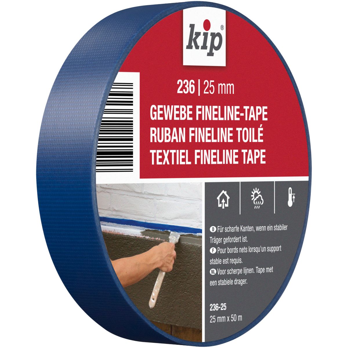 Kip 236 Fineline Gewebeband