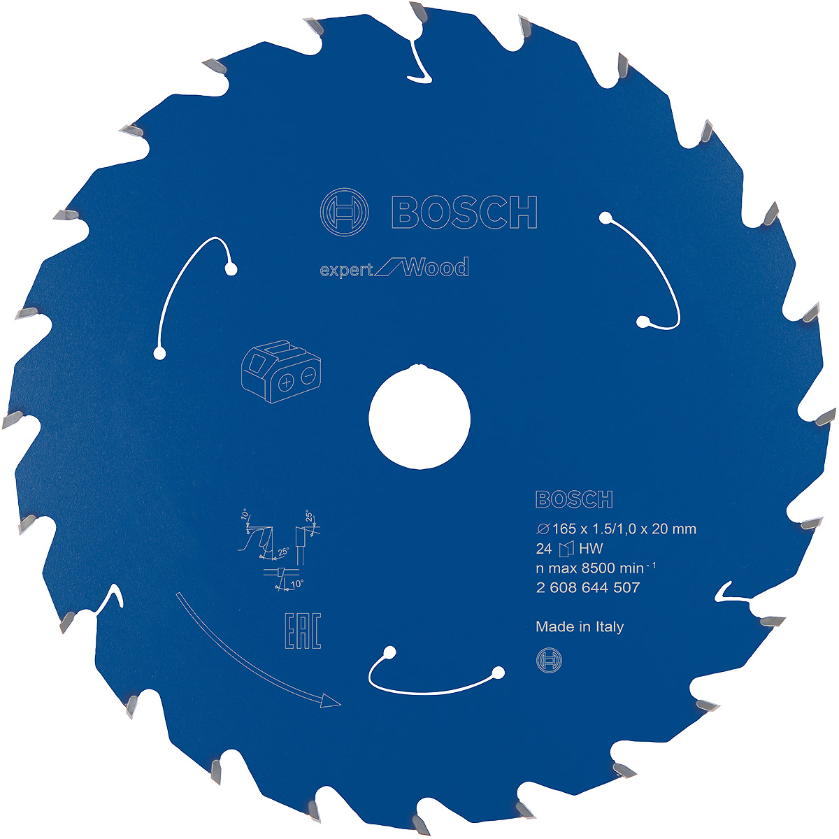 Bosch Akku-Kreissägeblatt Expert for Wood ø 165 mm