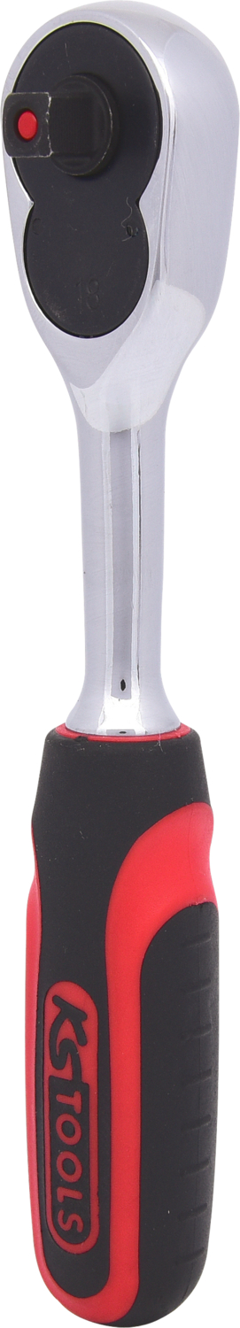 KS Tools 1/4" CHROMEplus Umschaltknarre, 45 Zahn