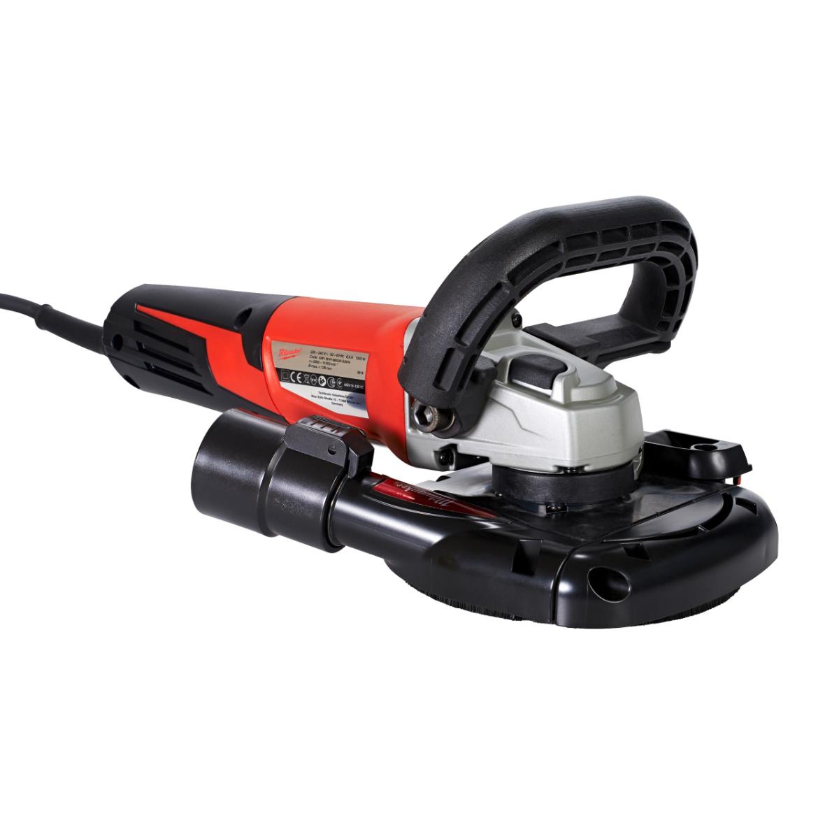 Milwaukee Winkelschleifer mit Absaughaube Schleifen AGV15-125XCDEG-SET
