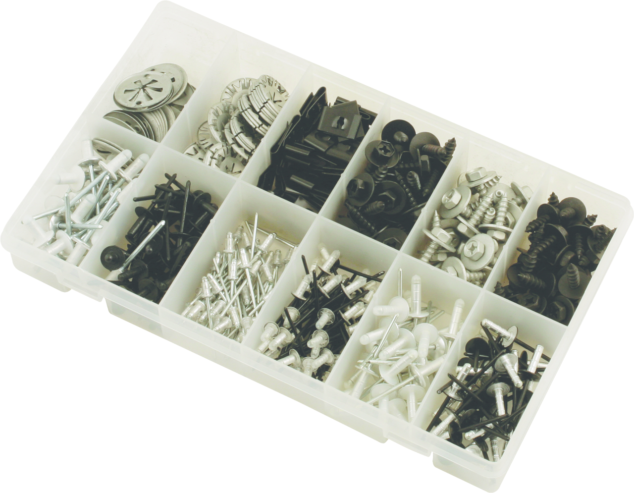 KS Tools Befestigungs-Clip-Satz - Schnellverschluss, 400-tlg