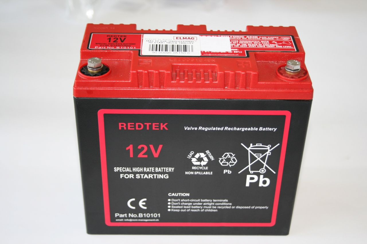 ELMAG Akku 12V / 25Ah 'PROFESSIONAL'