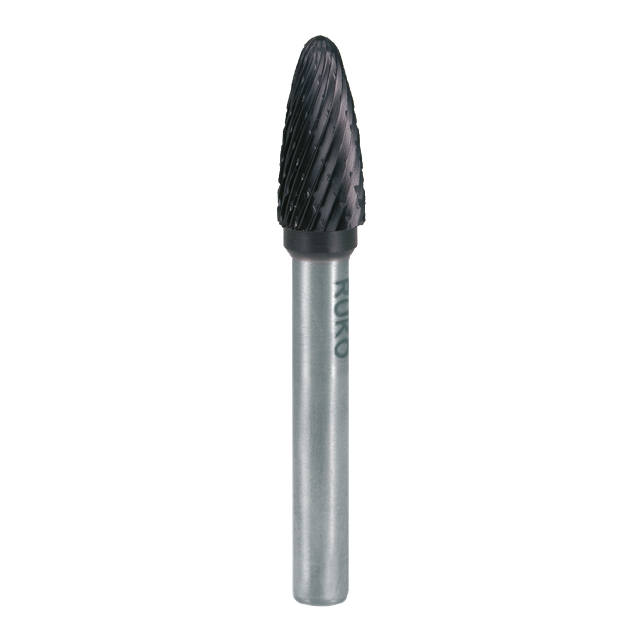 RUKO Hartmetall-Frässtift Form F Rundbogen (RBF) - TiAlN