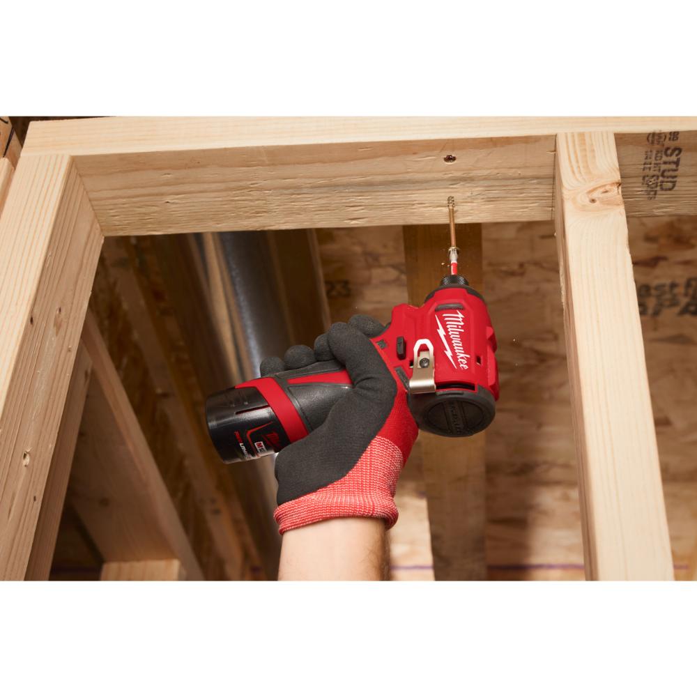 Milwaukee M12 Bürstenloser Akku-Schlagschrauber M12BLIDRC-202C