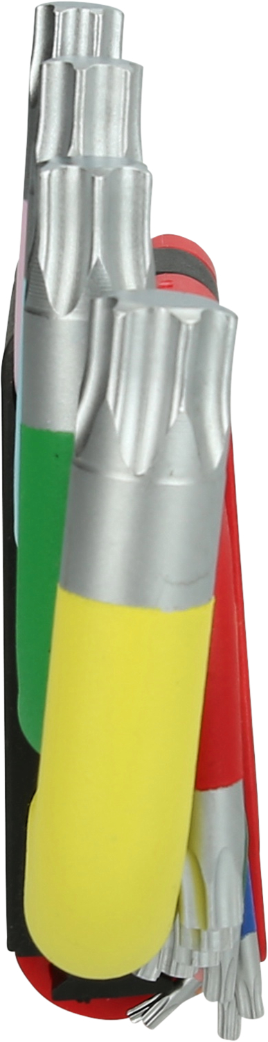 KS Tools Torx-Winkelstiftschlüssel-Satz, extra lang, 14-tlg