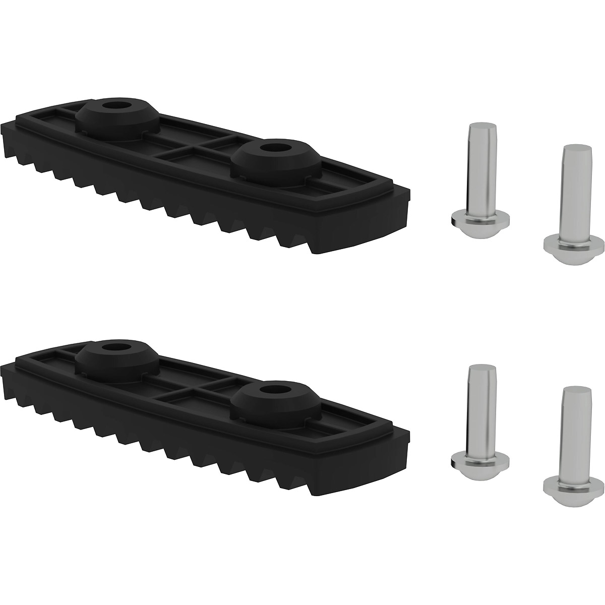Munk nivello®-Fußplatte elektrisch ableitfähig