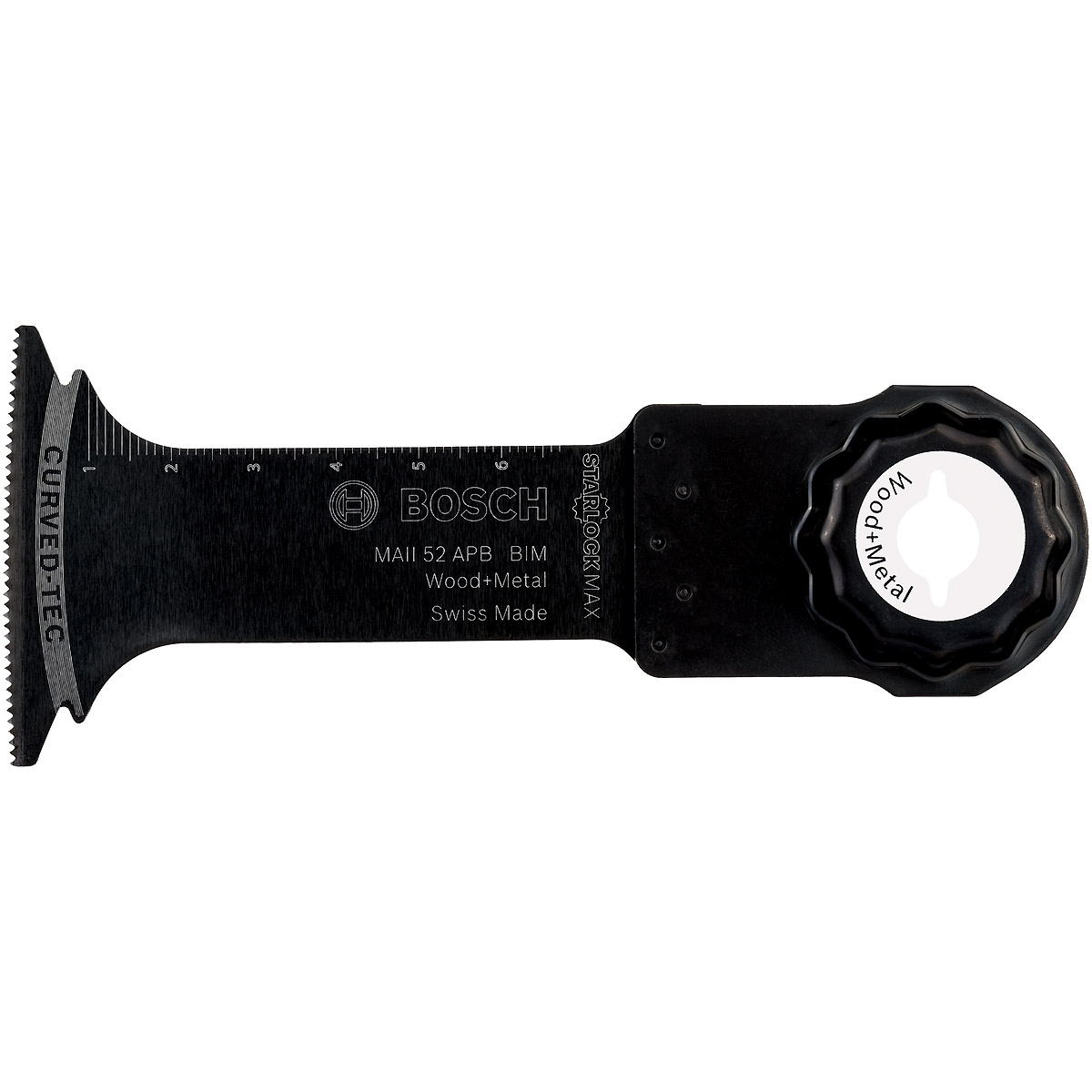 Bosch BIM Tauchsägeblatt MAII 52 APB, Wood and Metal, 70 x 52 mm, PAK