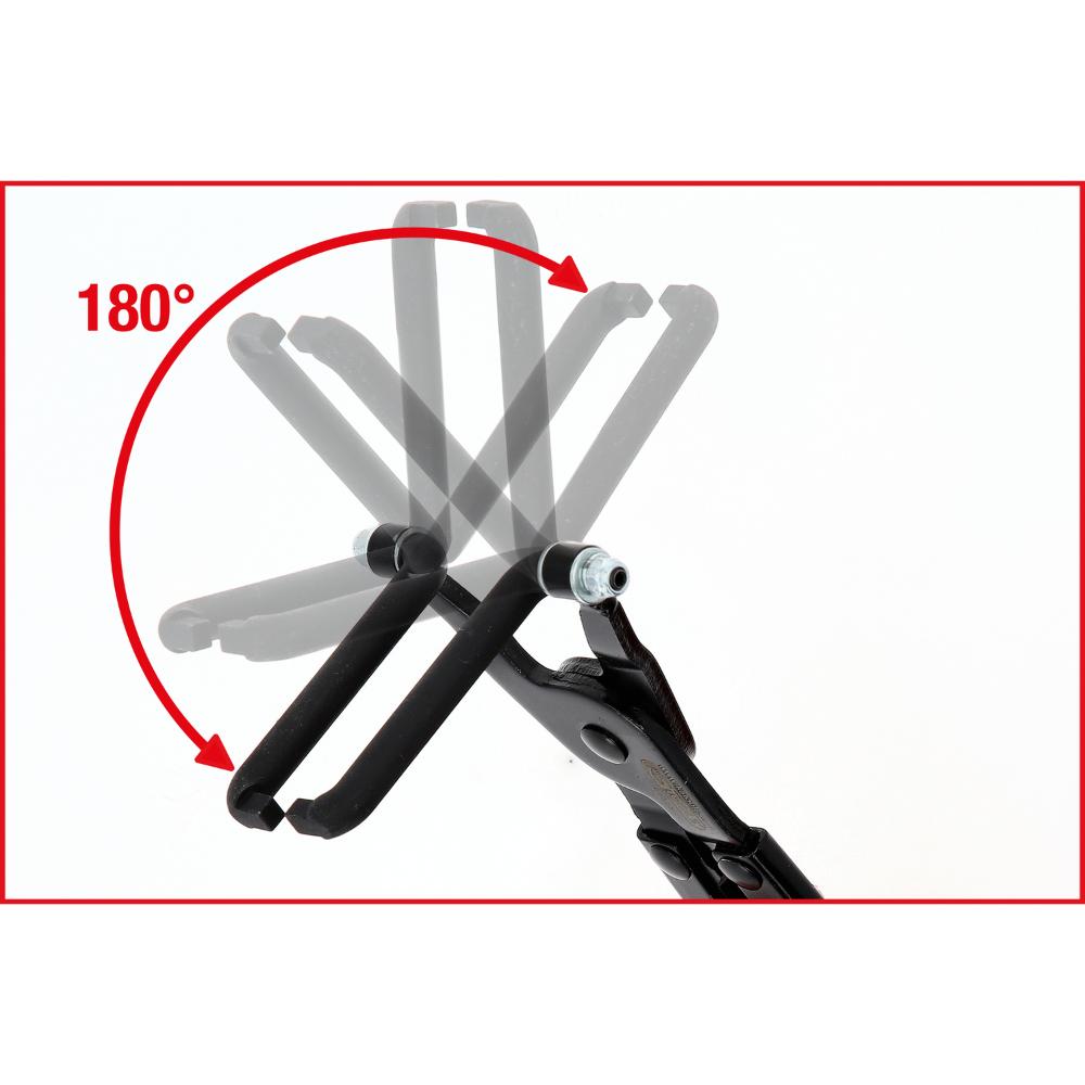 KS Tools Kraftstoffleitungs-Zange für Schnellkupplungen mit Gelenk