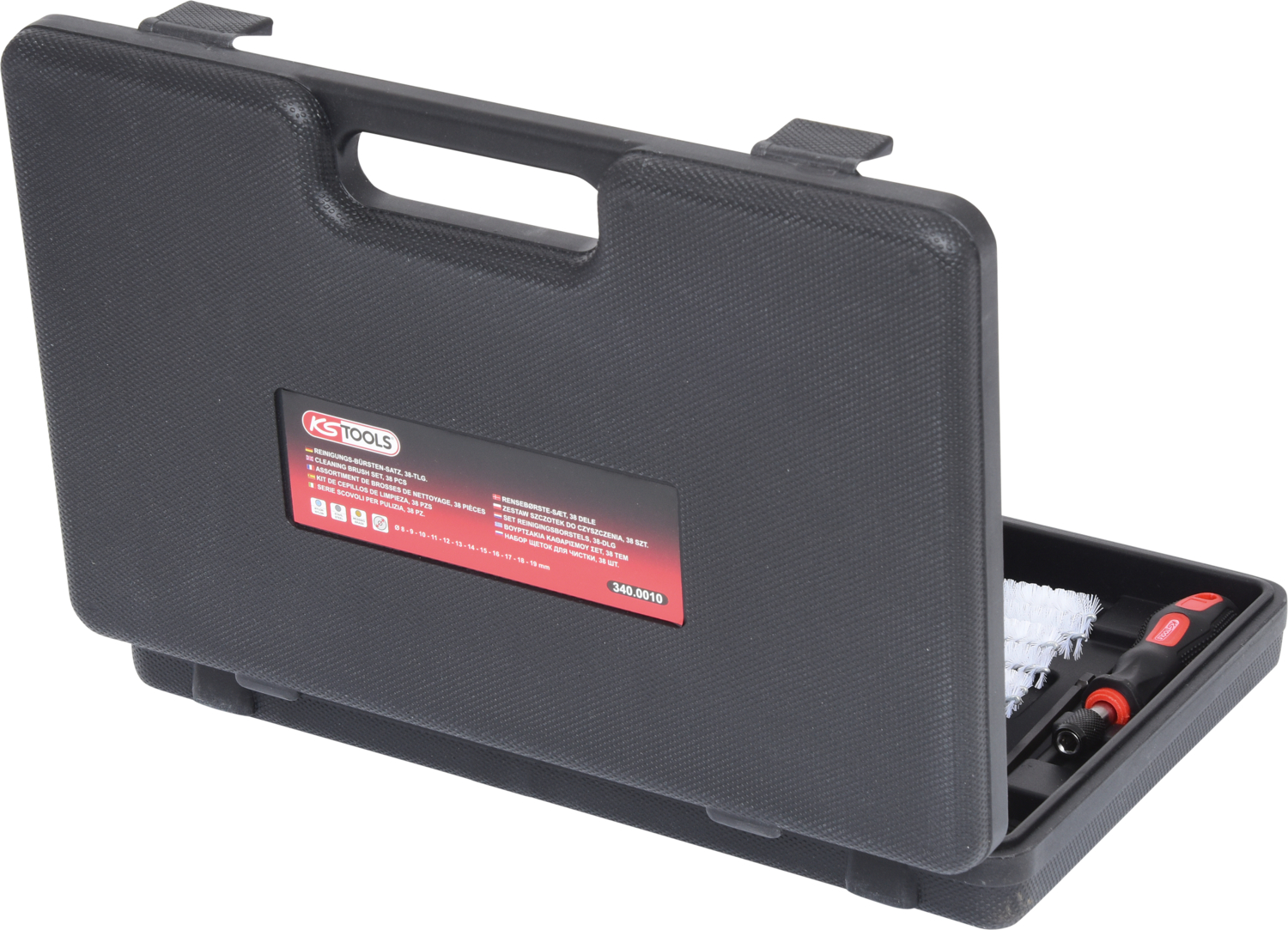 KS Tools MASTER Reinigungs-Bürsten-Satz, 38-tlg