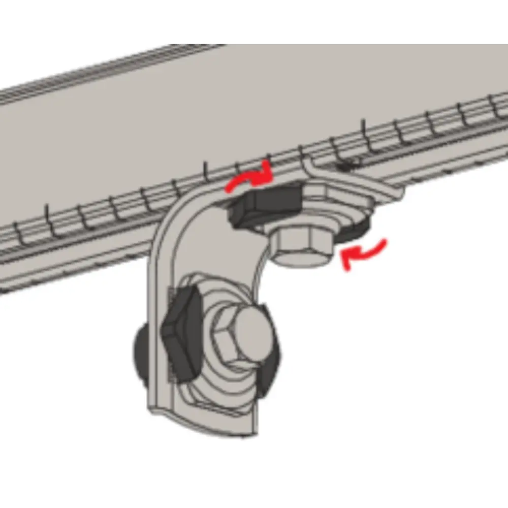 Fischer Montagewinkel MW Clix 90° vormontiert
