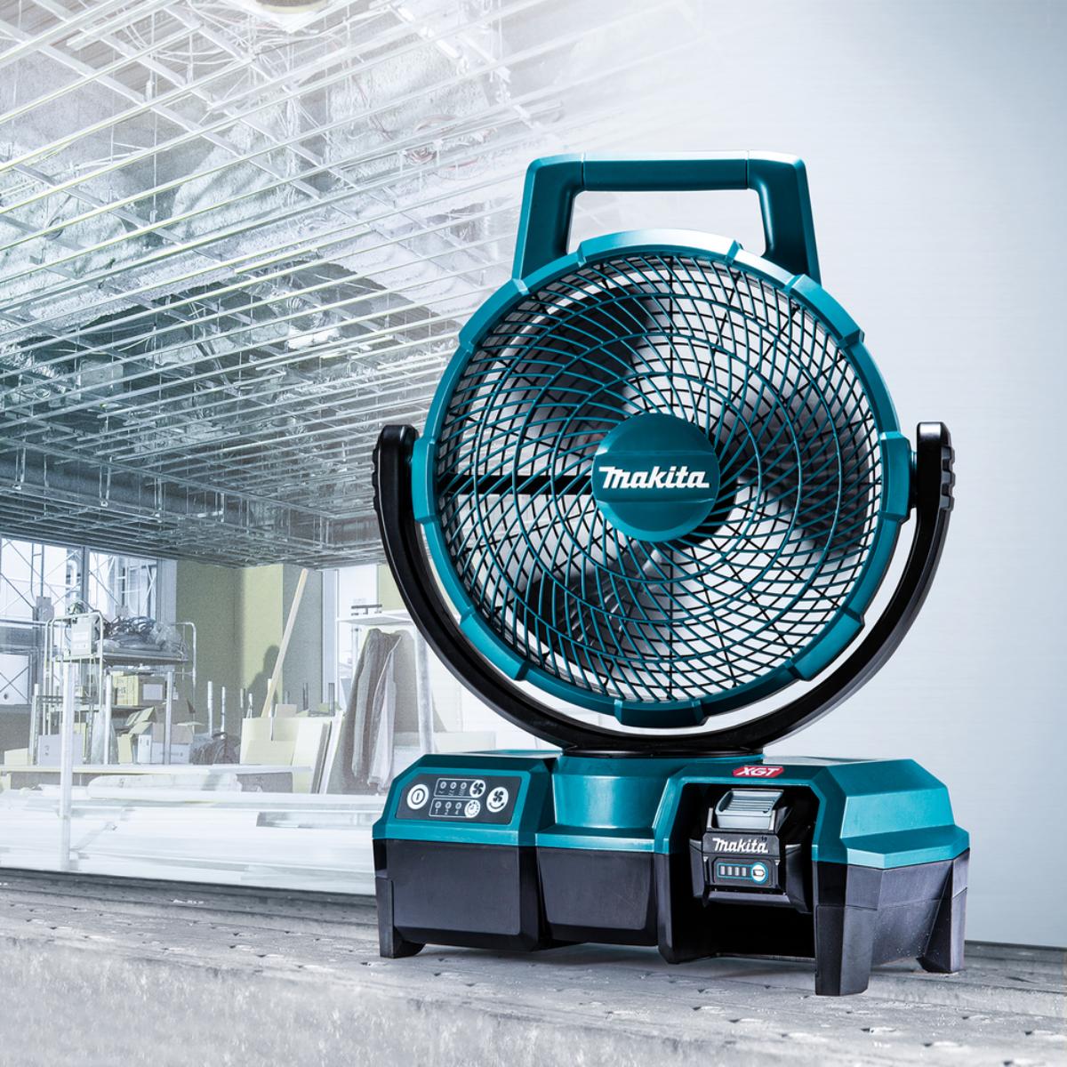 Makita Akku-Lüfter XGT 40V max./230V - 8,2 m³/min - 3,16 m/s - 3-stufig - CF001GZ