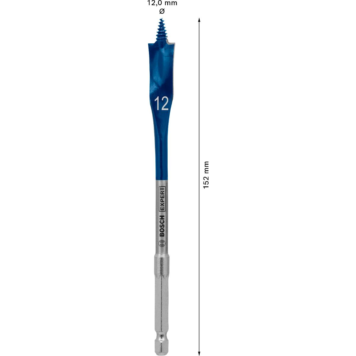 Bosch EXPERT Self Cut Speed Flachfräsbohrer, 12 x 152 mm