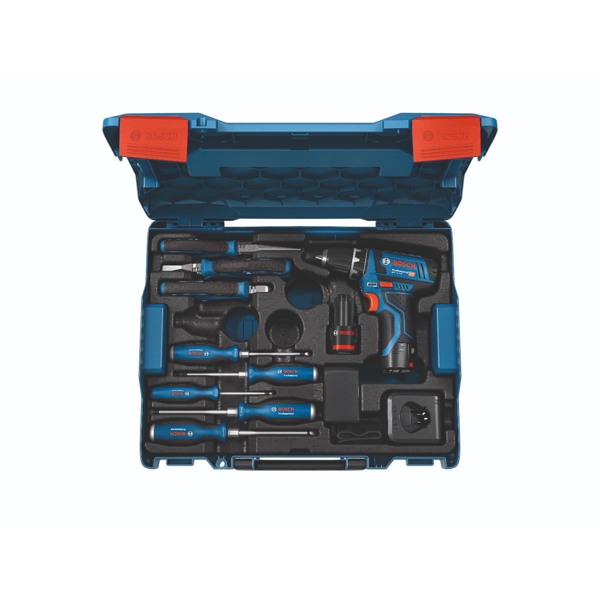 Bosch Combo Kit GSR 12V-15 Professional und Handwerkzeuge