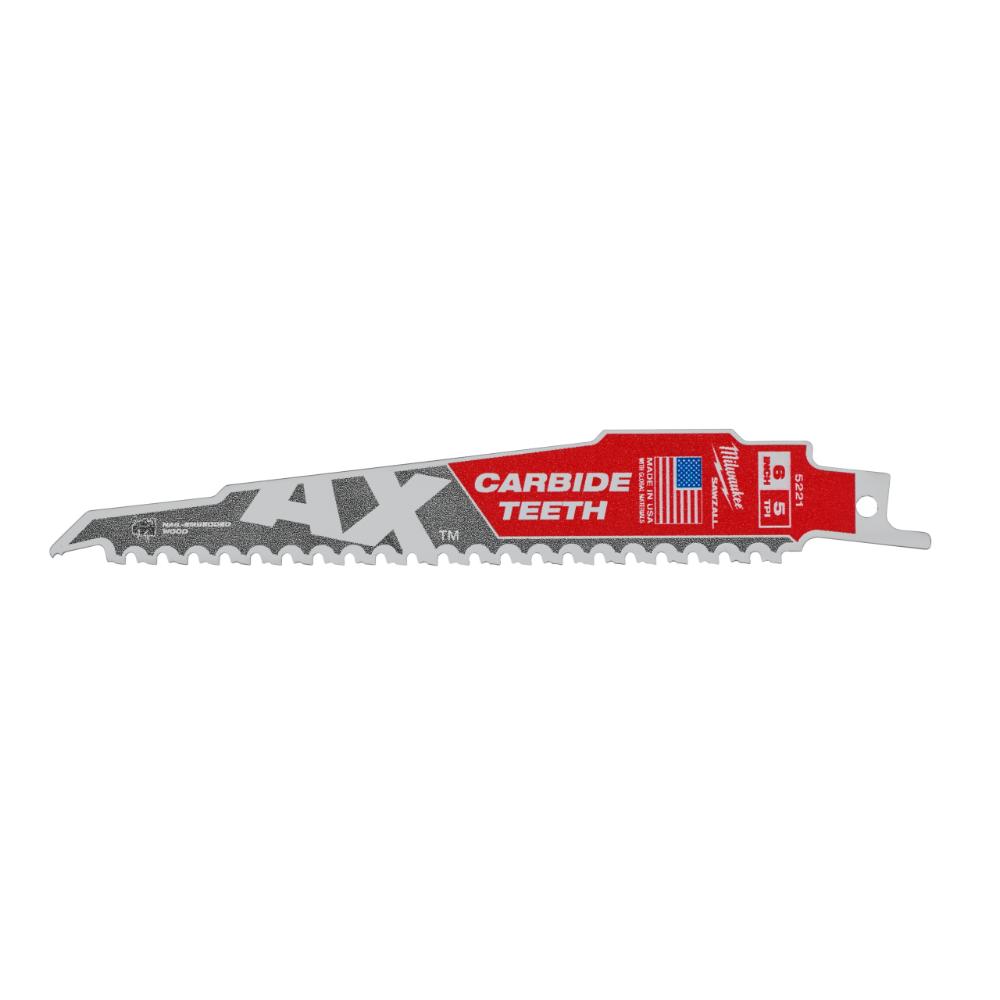 Milwaukee Säbelsägeblatt Demontage THE AX HM-bestückt 5TPI 5er Pack