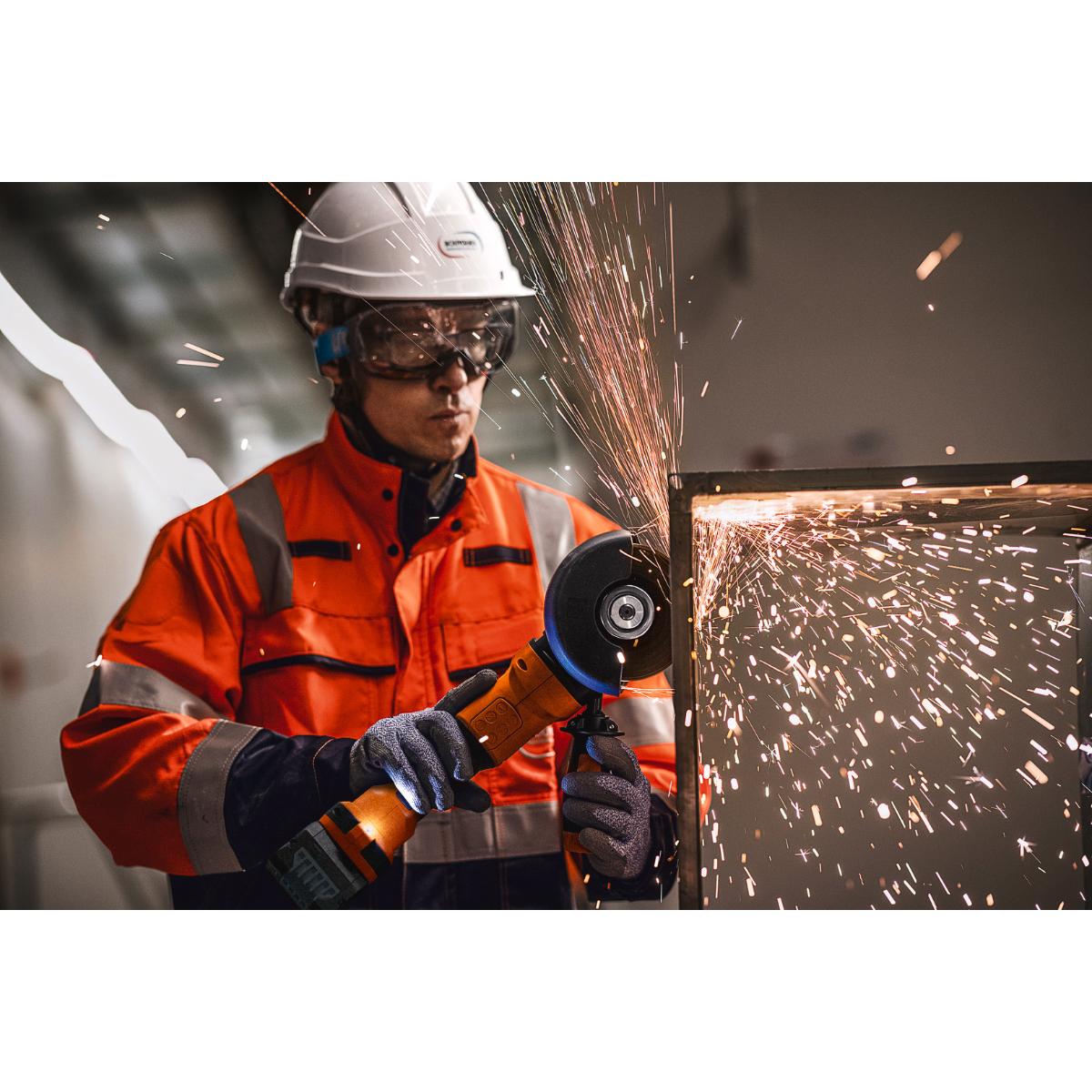 Fein Akku-Winkelschleifer PROTAGO Ø 125 mm CCG 18-125-10 PD-SEC Set 8Ah ProCORE AS