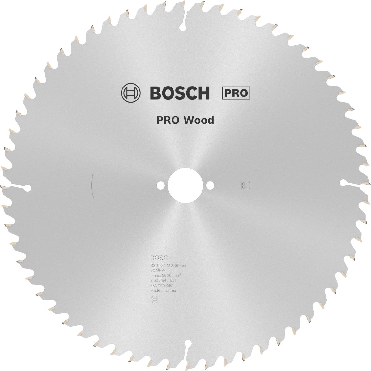 Bosch PRO Kreissägeblatt Optiline Wood