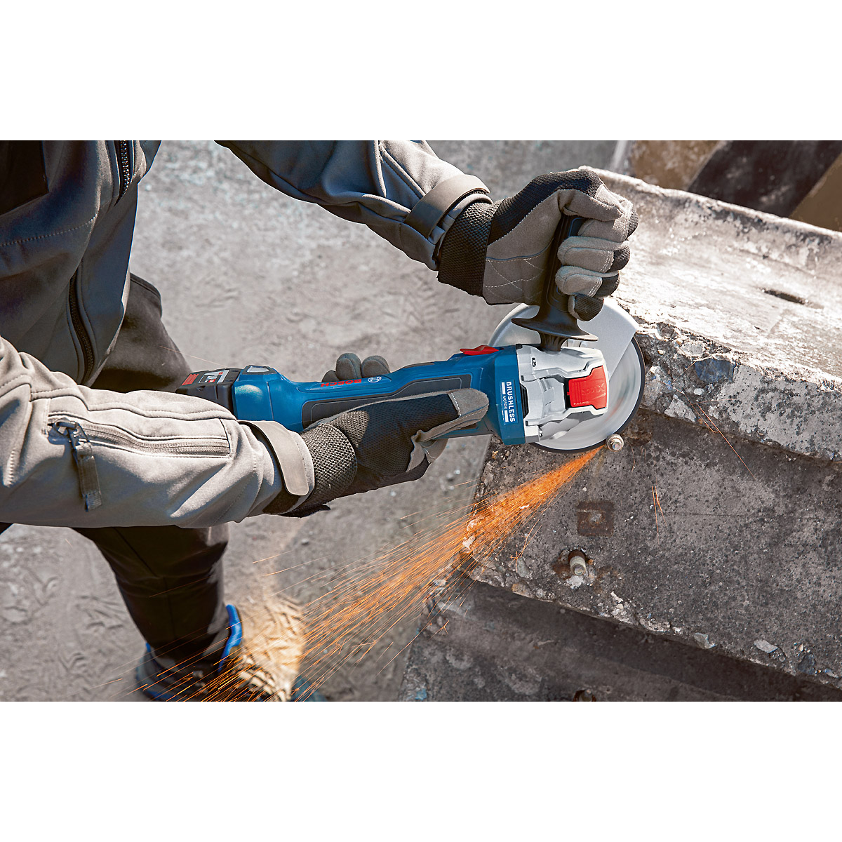 Bosch Akku-Winkelschleifer GWX 18V-7, 125 mm