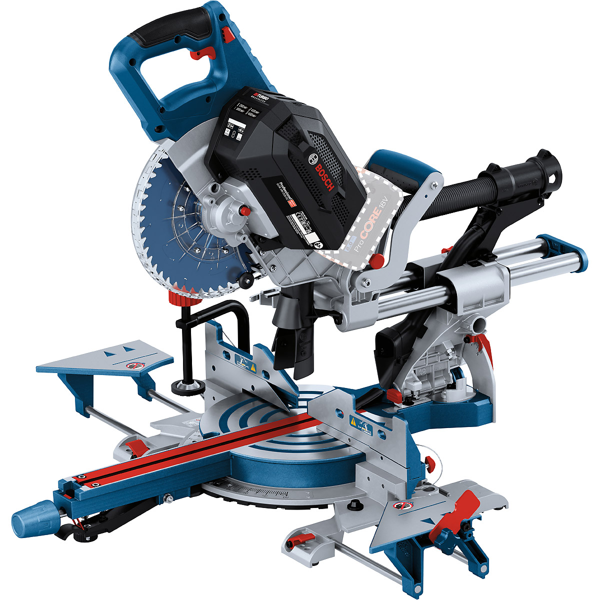 Bosch Akku-Kapp- und Gehrungssäge, GCM 18V-216 DC solo (C)