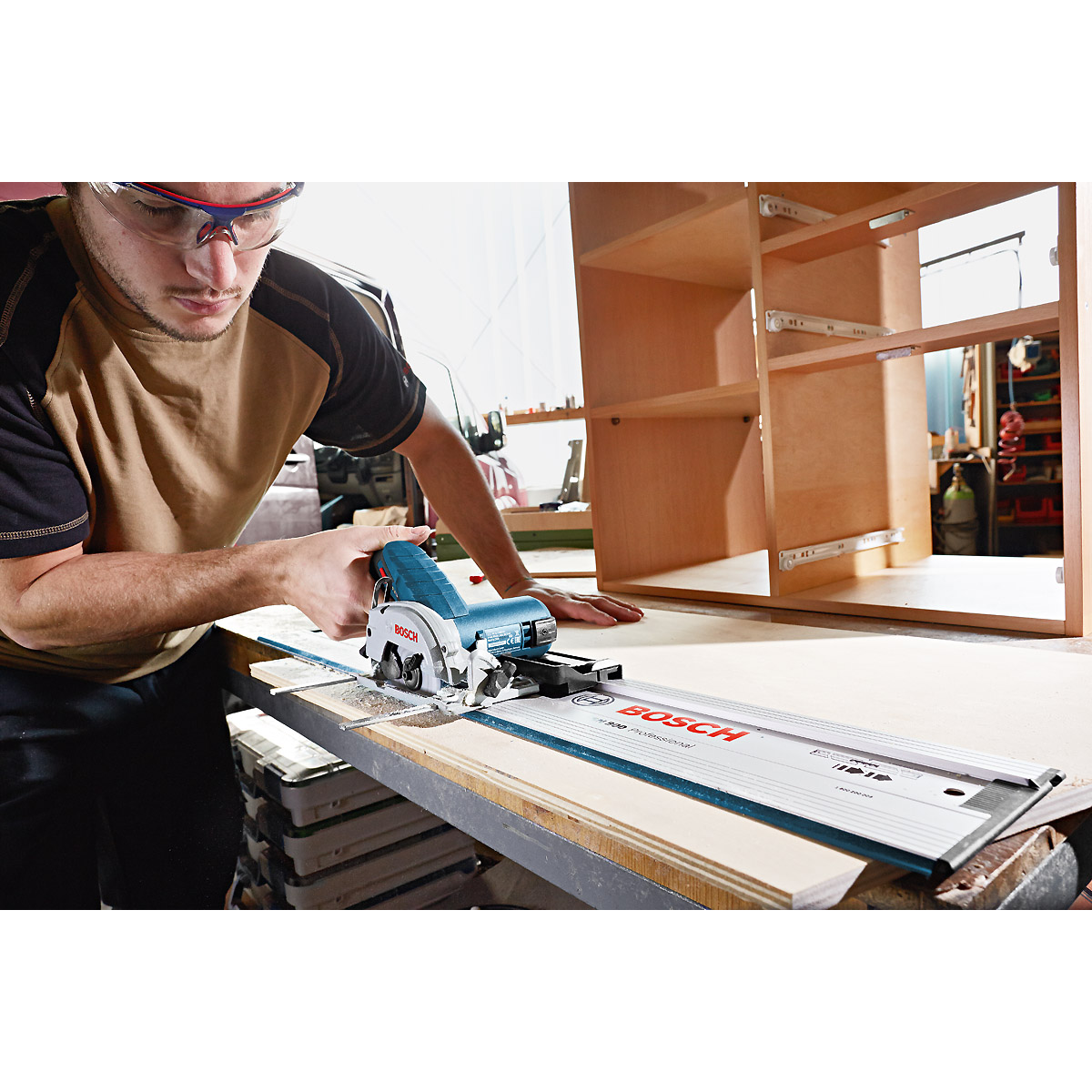 Bosch Akku-Kreissäge GKS 12V-26, Solo Version, L-BOXX