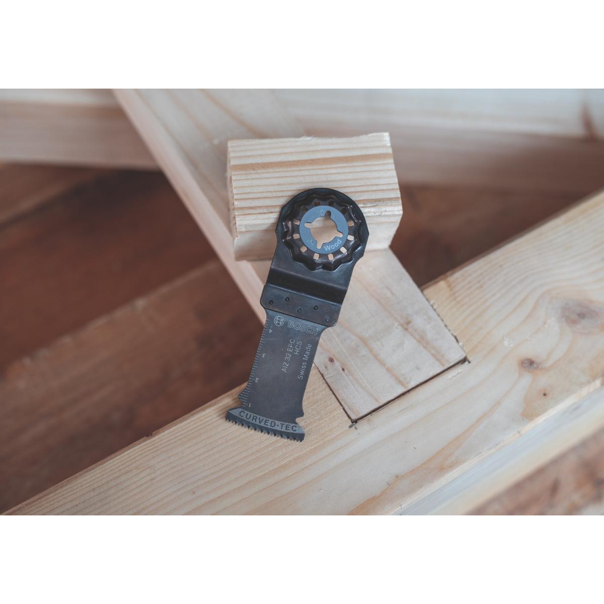 Bosch AIZ 32 EPC Holz Tauchsägeblatt, Starlock, 32 x 50 mm, 5-Stück