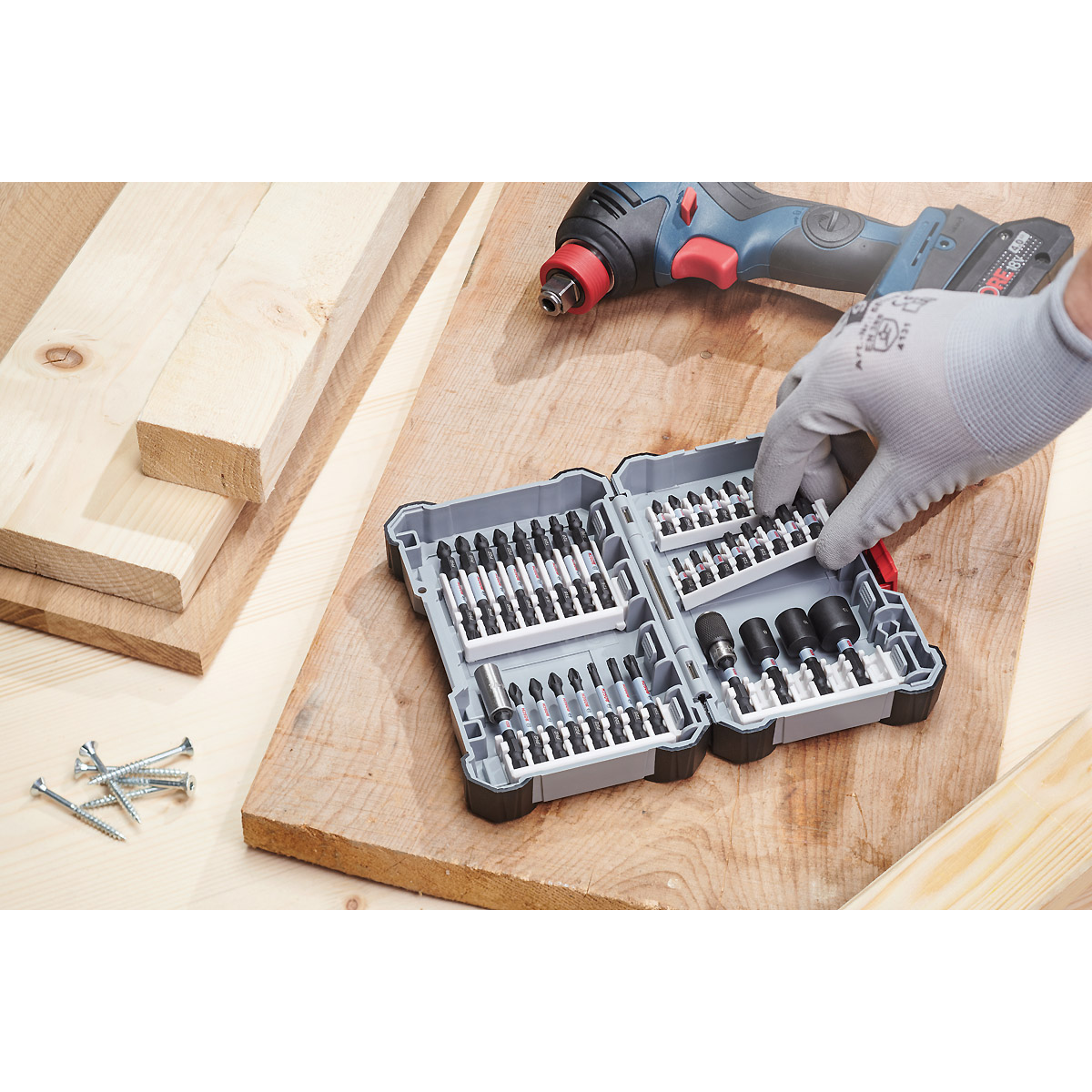 Bosch Impact Control Multi Construction Bohrer- und Schrauberbit-Set, 35-teilig