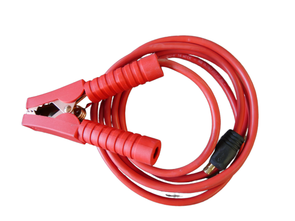 ELMAG Ladekabel rot 16qmm/2,5m - 16/25 SteckerØ 9mm