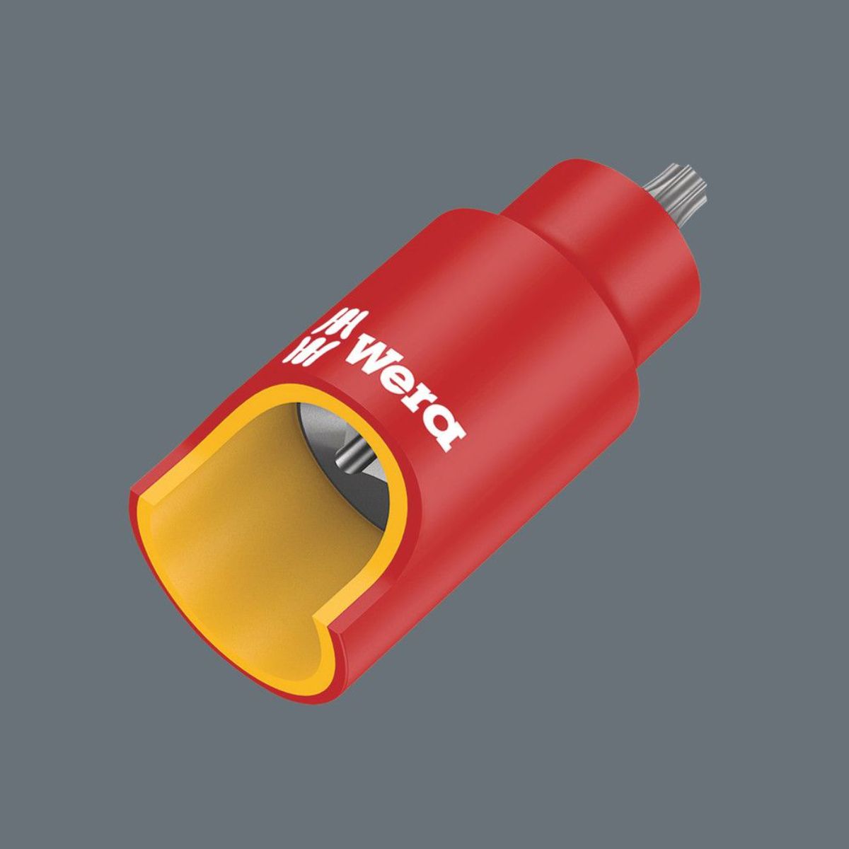 Wera 8767 B VDE HF TORX Zyklop Bitnuss, isoliert, mit 3/8"-Antrieb, mit Haltefunktion