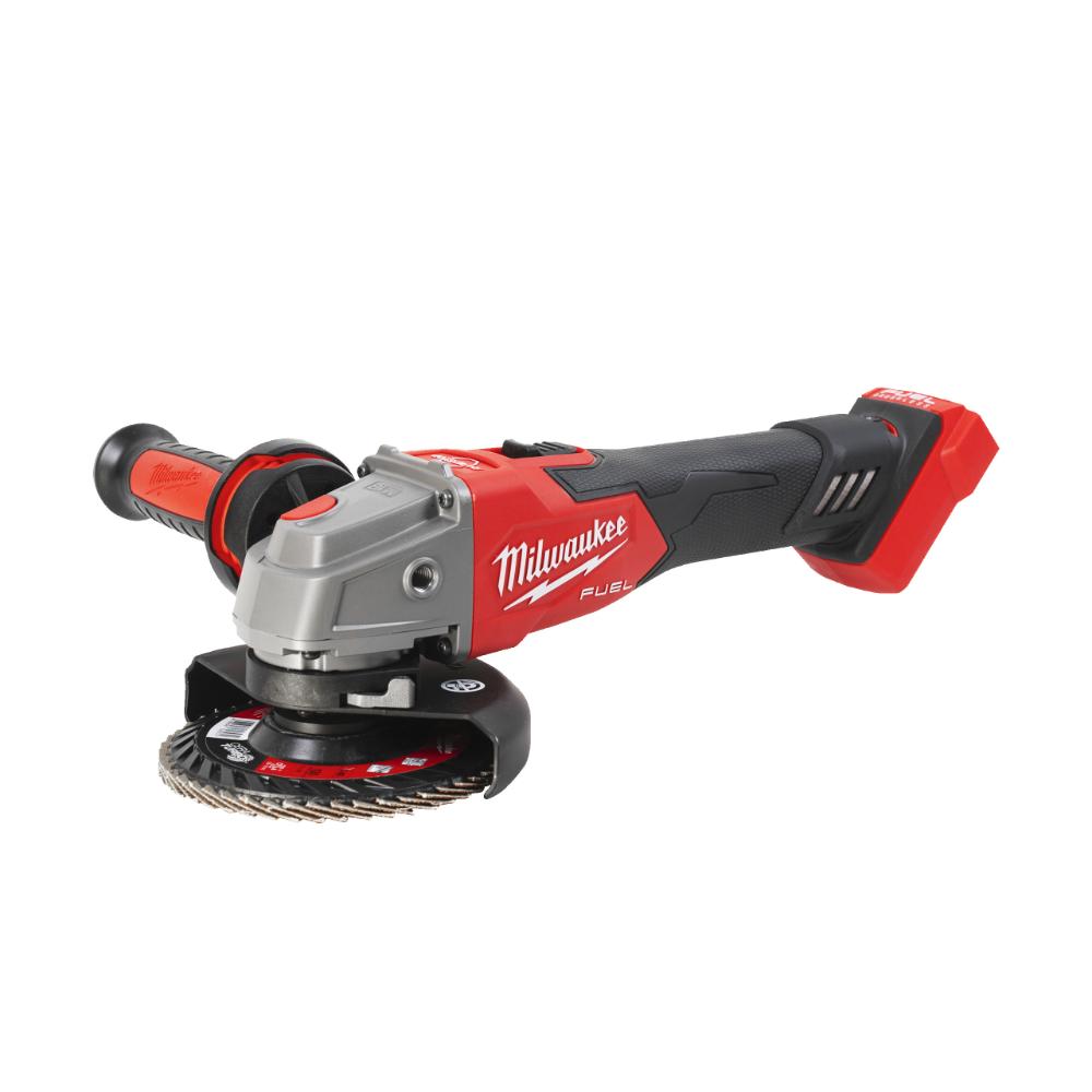 Milwaukee M18 FUEL Akku-Winkelschleifer mit Geschwindigkeitsregler & Schiebeschalter M18FSAGV125XB-0
