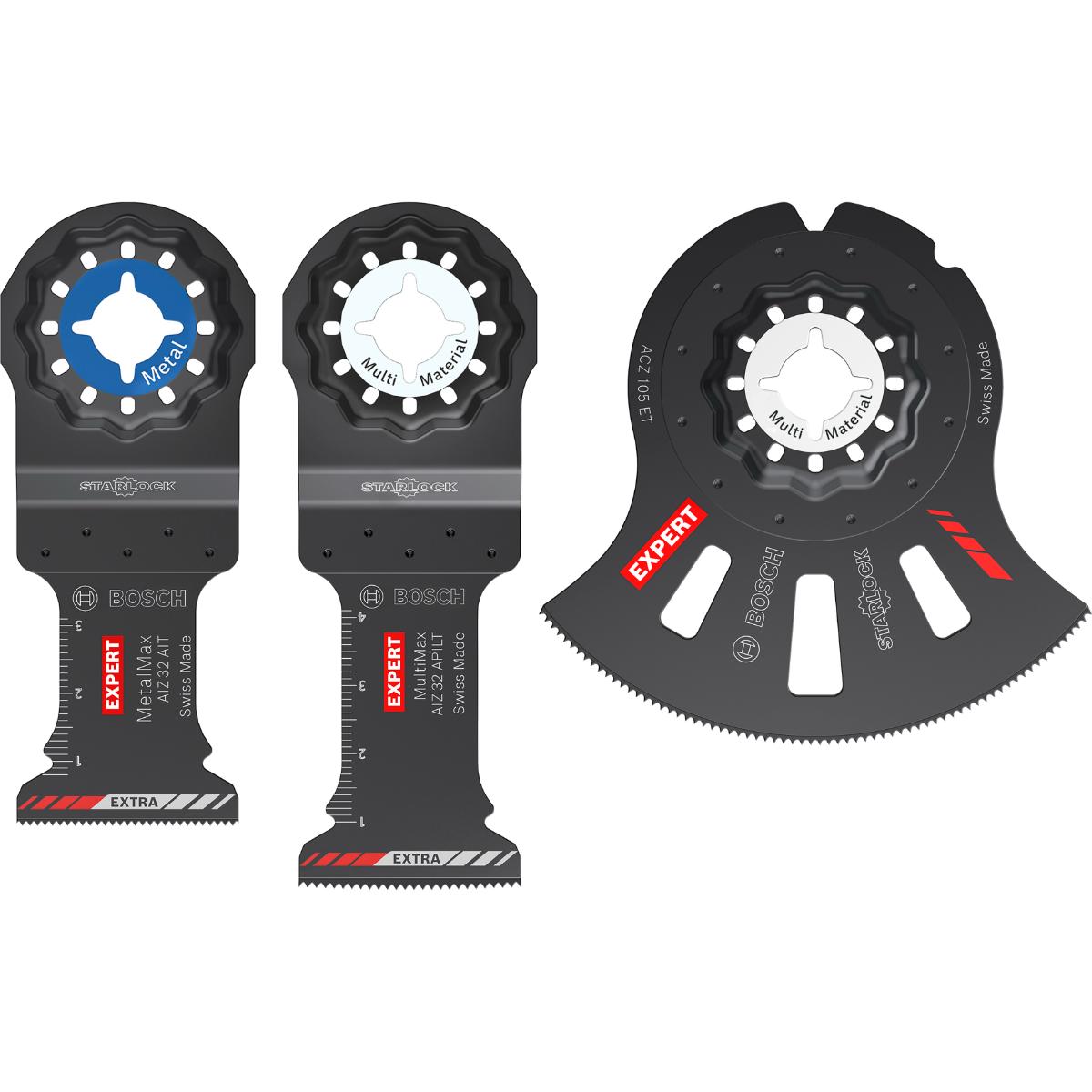 Bosch EXPERT Starlock Sägeblatt 3-teiliges Set