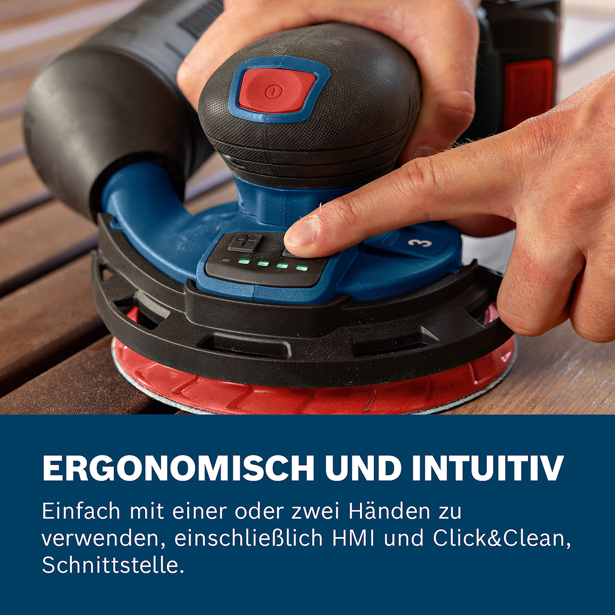 Bosch Akku-Exzenterschleifer GEX 18V-150-3, L-BOXX 162