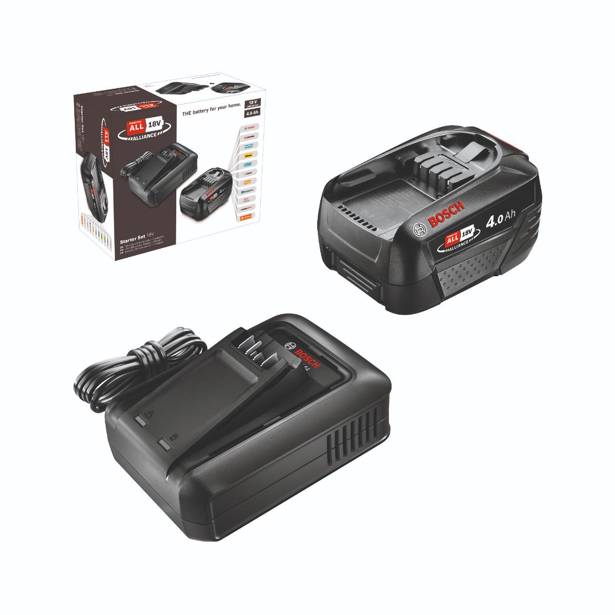 Bosch Starter-Set 18V, 1 x Akku PBA 18V 4.0Ah
