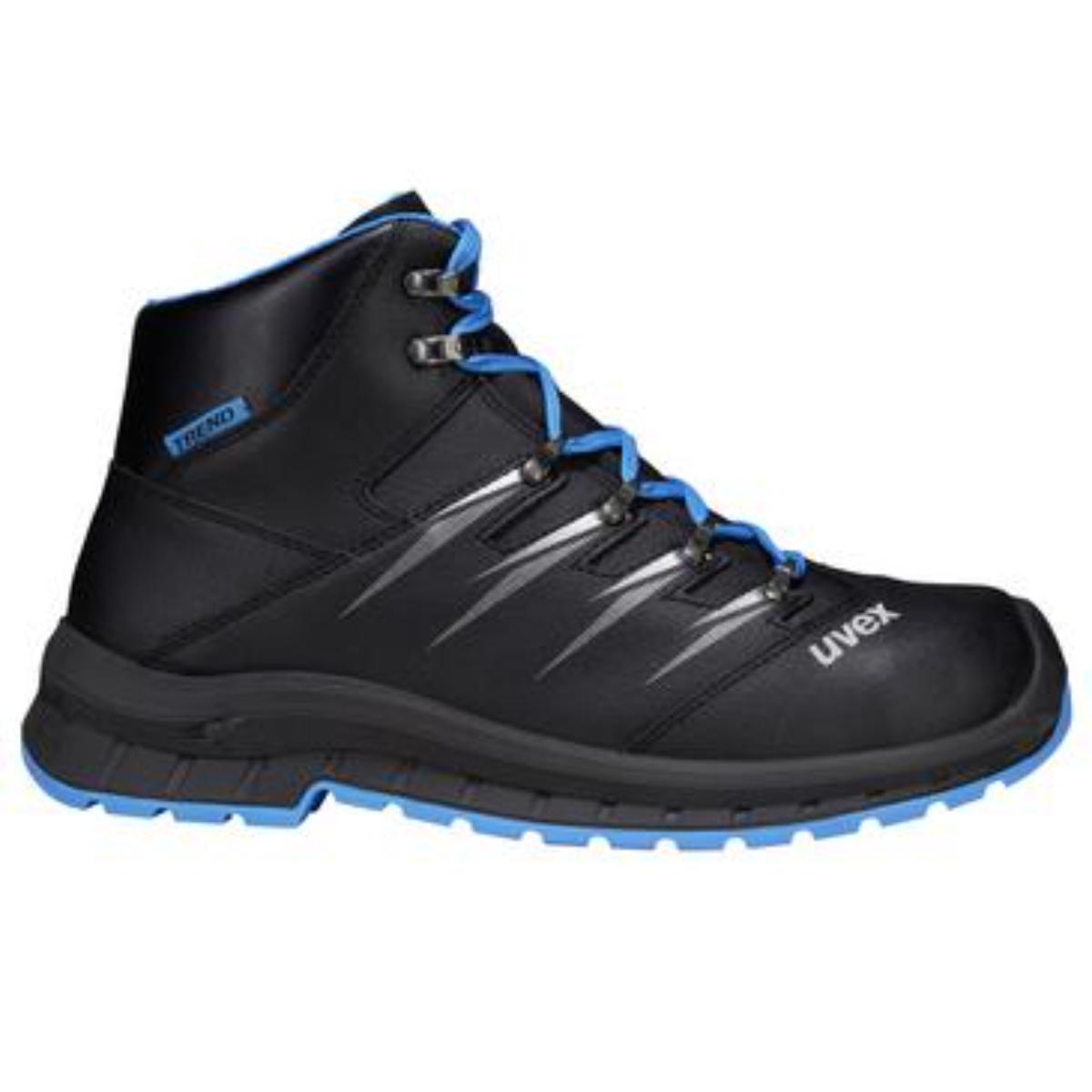 uvex 2 trend Sicherheitsschuh Stiefel S3 blau-schwarz