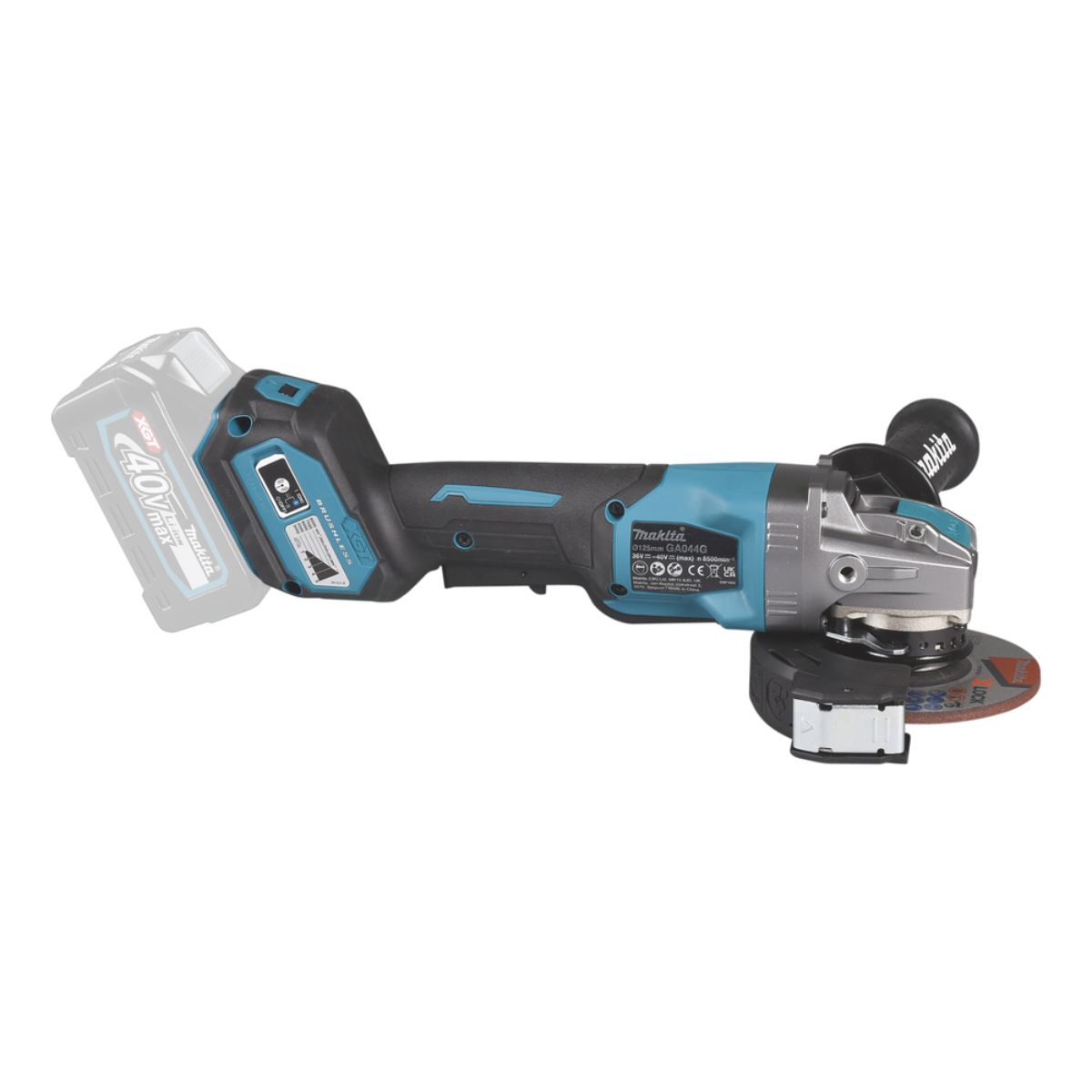 Makita Akku-Winkelschleifer XGT 40V max. (ohne Akku, ohne Ladegerät) GA044GZ
